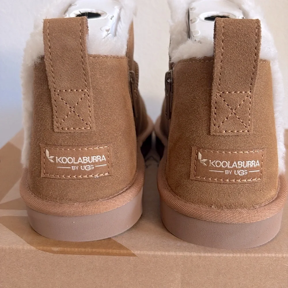 NIB [Koolaburra By UGG] Koola Ultra Mini Brown Winter Boots Women’s/Big Kids 5 - Picture 6 of 13